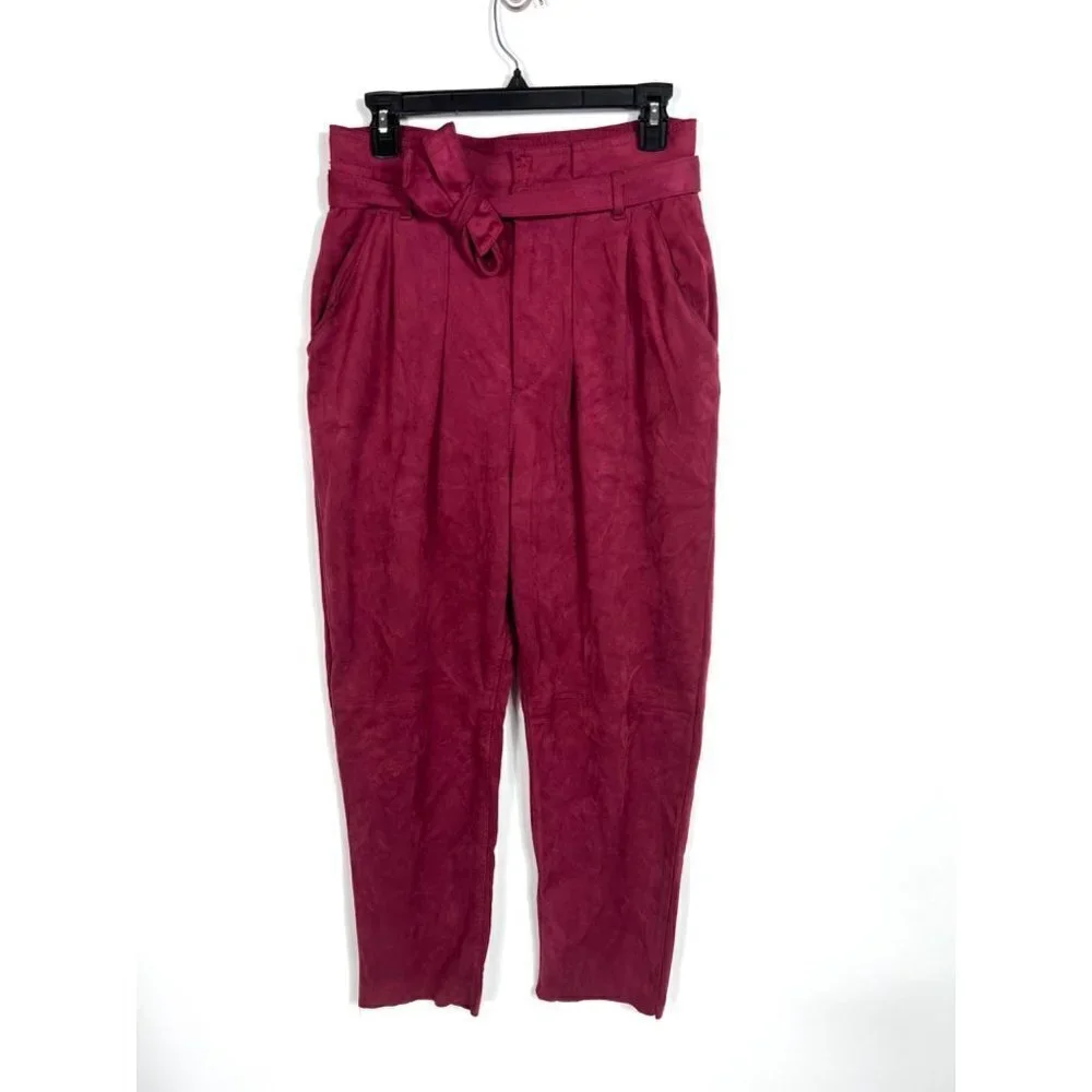 Free people high waist pants with‎ belt